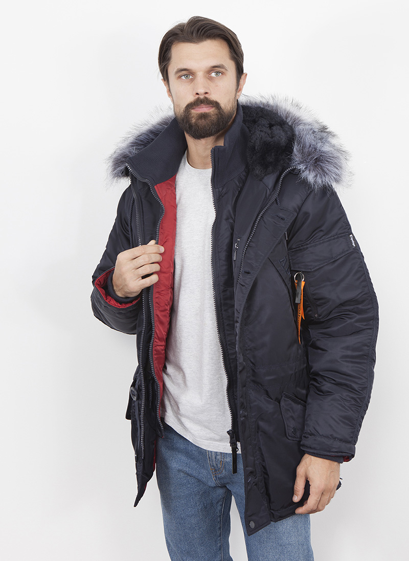 Apolloget - Парка Apolloget EVEREST Steel Blue Gun Metal 