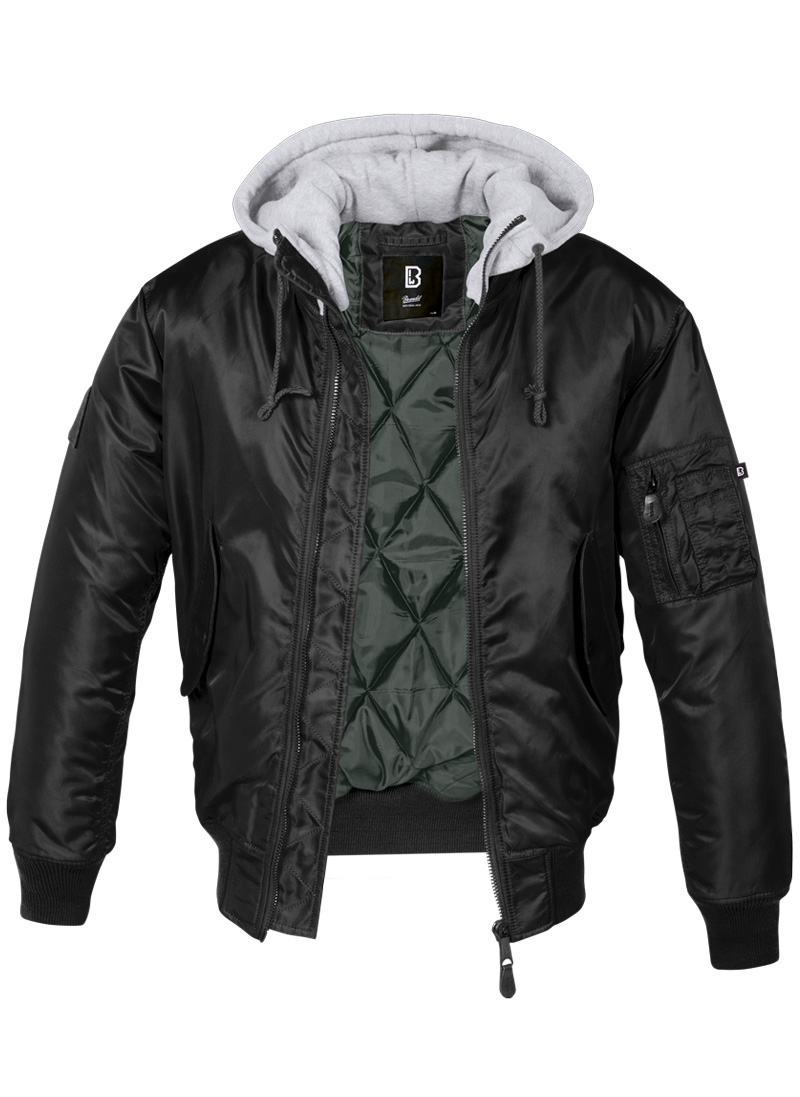 Brandit - Куртка MA1 Sweat Hooded Jacket 